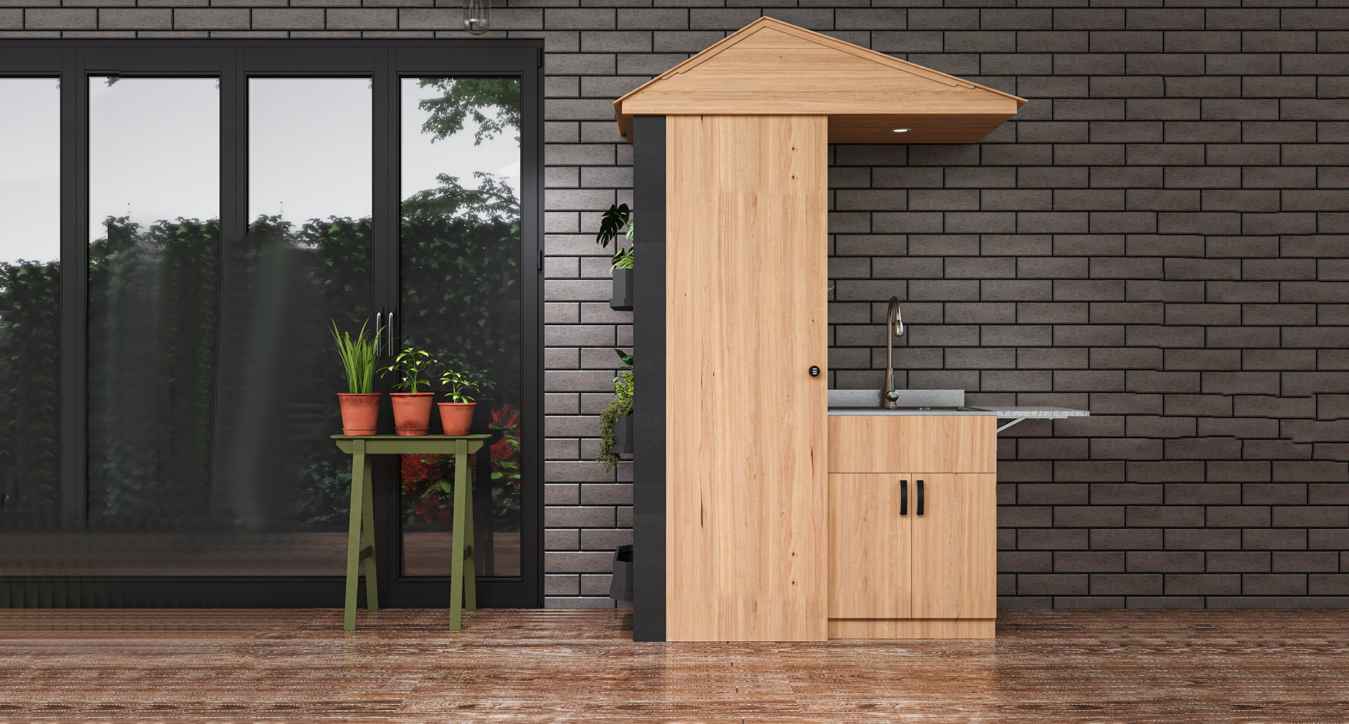 کابینت ابزار چند منظوره در فضای باز کوچک G-TC1